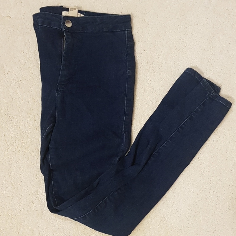 Forever 21 dark wash skinny jeggings